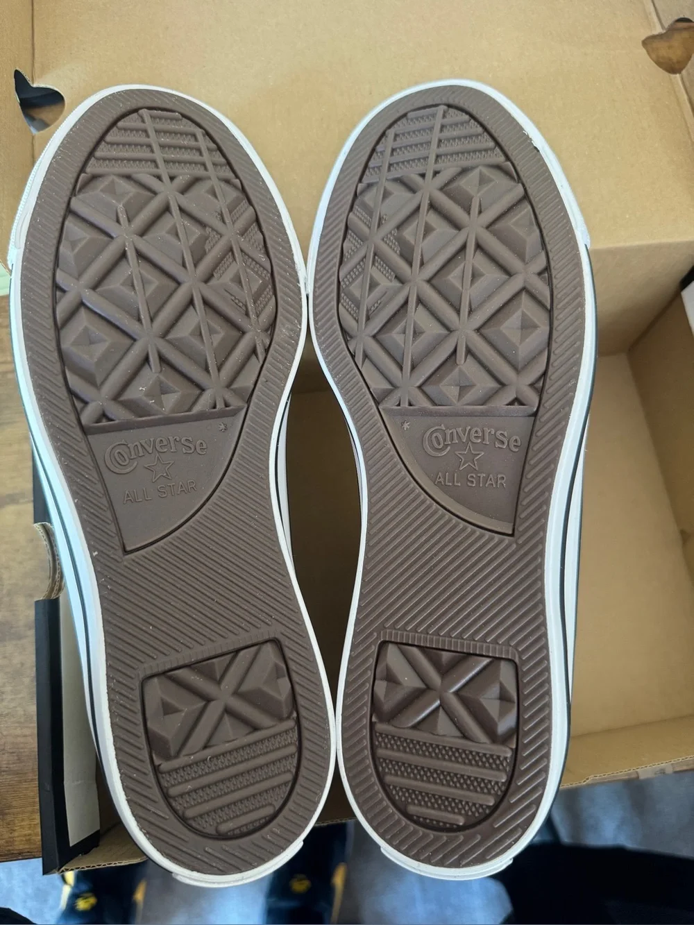 Converse CT AS HI Men’s 7.5. NIB. Metallic Light Gold/White